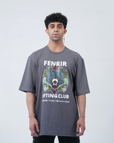 Skulls & Wolf Oversize Tee
